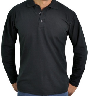 Long Sleeve Poly Cotton Golf Shirts